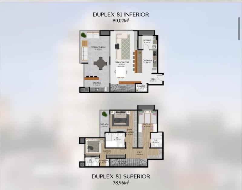 Solare di Vicenza no Bacacheri- 2 dormitórios-70 ou 75 M² lançamento - Curitiba-Pr